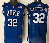 Duke Blue Devils #32 Christian Laettner Blue Basketball Stitched NCAA Jersey,baseball caps,new era cap wholesale,wholesale hats
